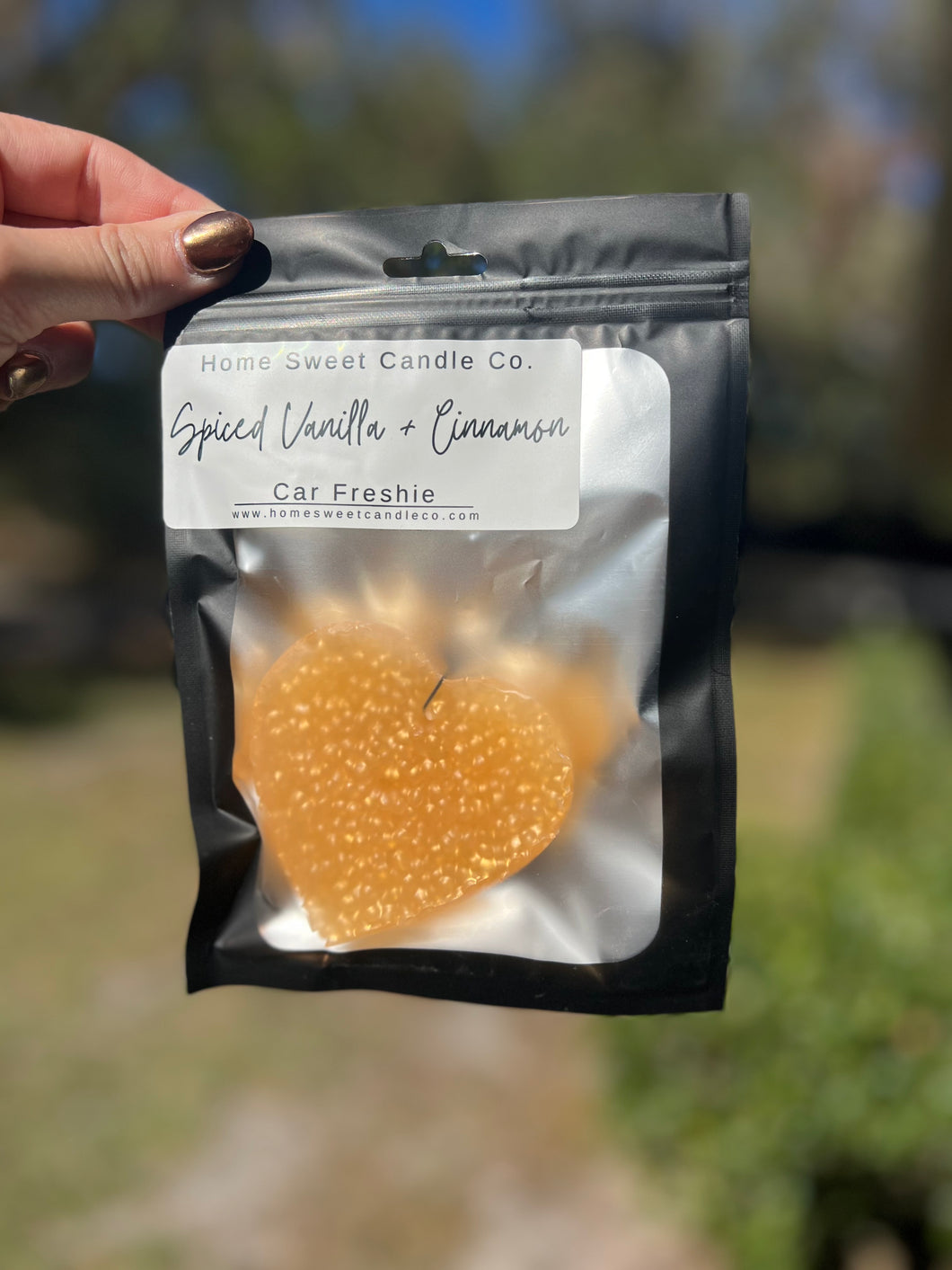 Spiced Vanilla + Cinnamon Car Freshie