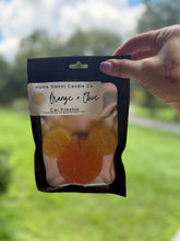Load image into Gallery viewer, Orange + Clove Car Freshie - Fall Collection
