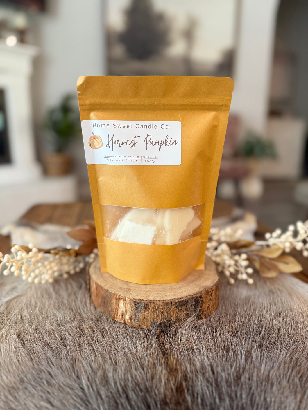 Harvest Pumpkin Wax Melt Brittle - Fall Collection