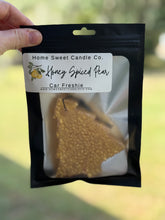 Load image into Gallery viewer, Honey Spiced Pear Car Freshie - Holiday Collection
