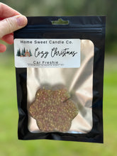 Load image into Gallery viewer, Cozy Christmas Car Freshie - Holiday Collection
