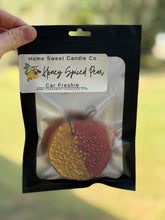Load image into Gallery viewer, Honey Spiced Pear Car Freshie - Holiday Collection
