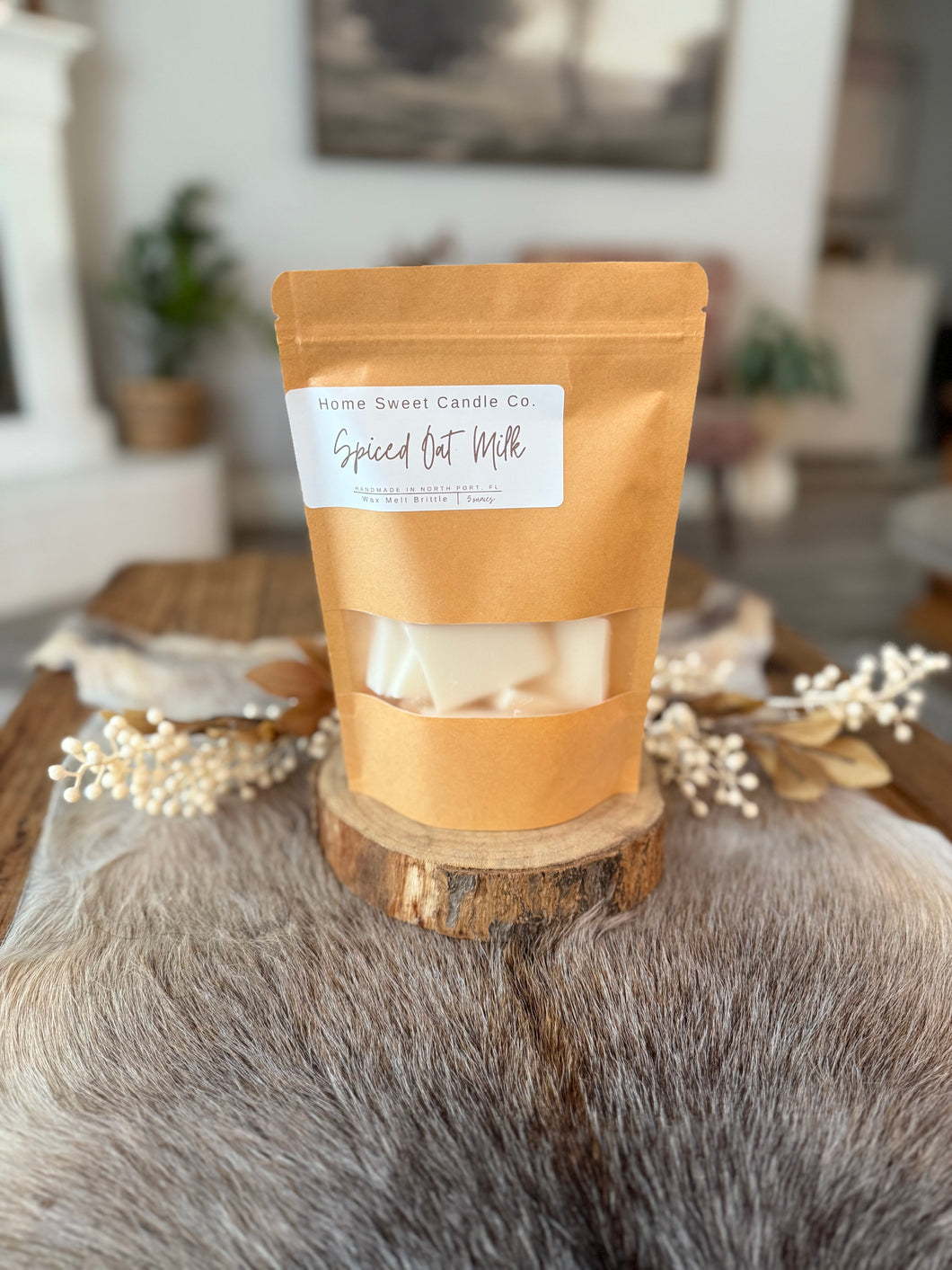 Spiced Oat Milk Wax Melt Brittle