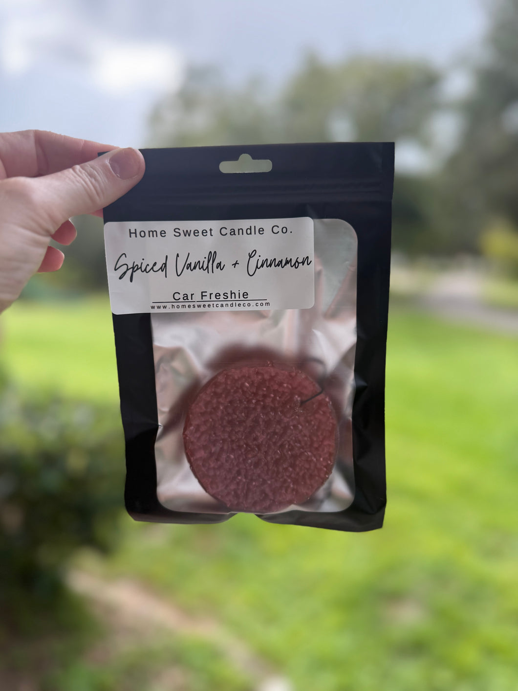 Spiced Vanilla + Cinnamon Car Freshie