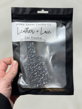 Load image into Gallery viewer, Leather + Lace Car Freshie
