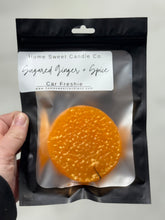 Load image into Gallery viewer, Sugared Ginger + Spice Car Freshie
